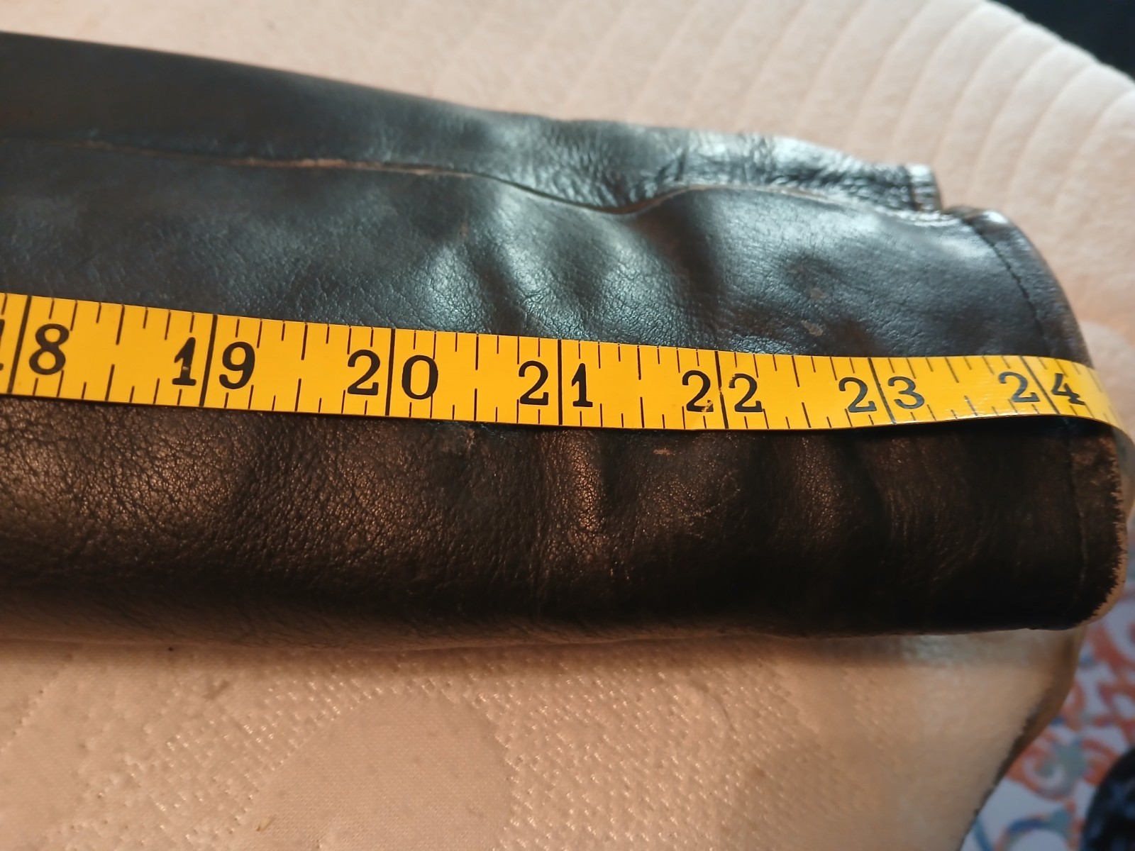 Vtg 1980s Black Leather Motorcycle Jacket* British Imports, Hollywood, Ca*Rare!