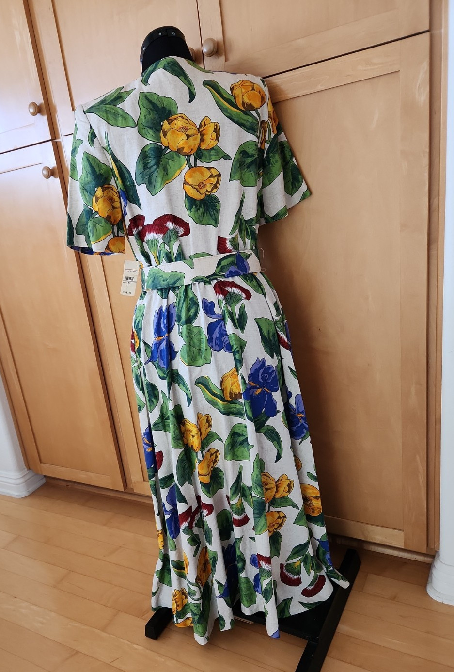 NWT Talbots Dress Vtg. Size 6 Tea Day Dress Floral 80’s Old Money Oberon USA
