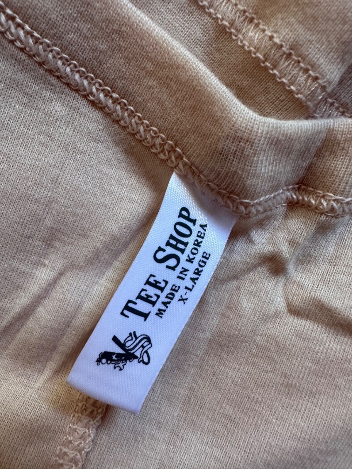 Victoria’s Secret Vintage Nude Cami Top Tank Thin Tissue Henley XL Whisper Long