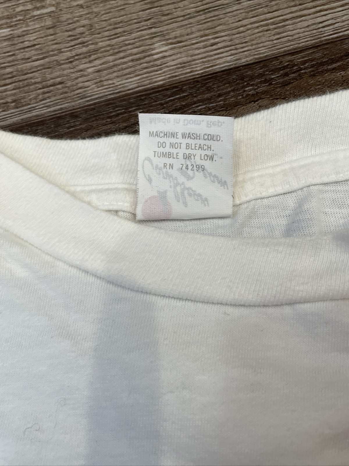 Vintage Venice Beach California Tshirt Neon Bright Single Needle Stitch White L