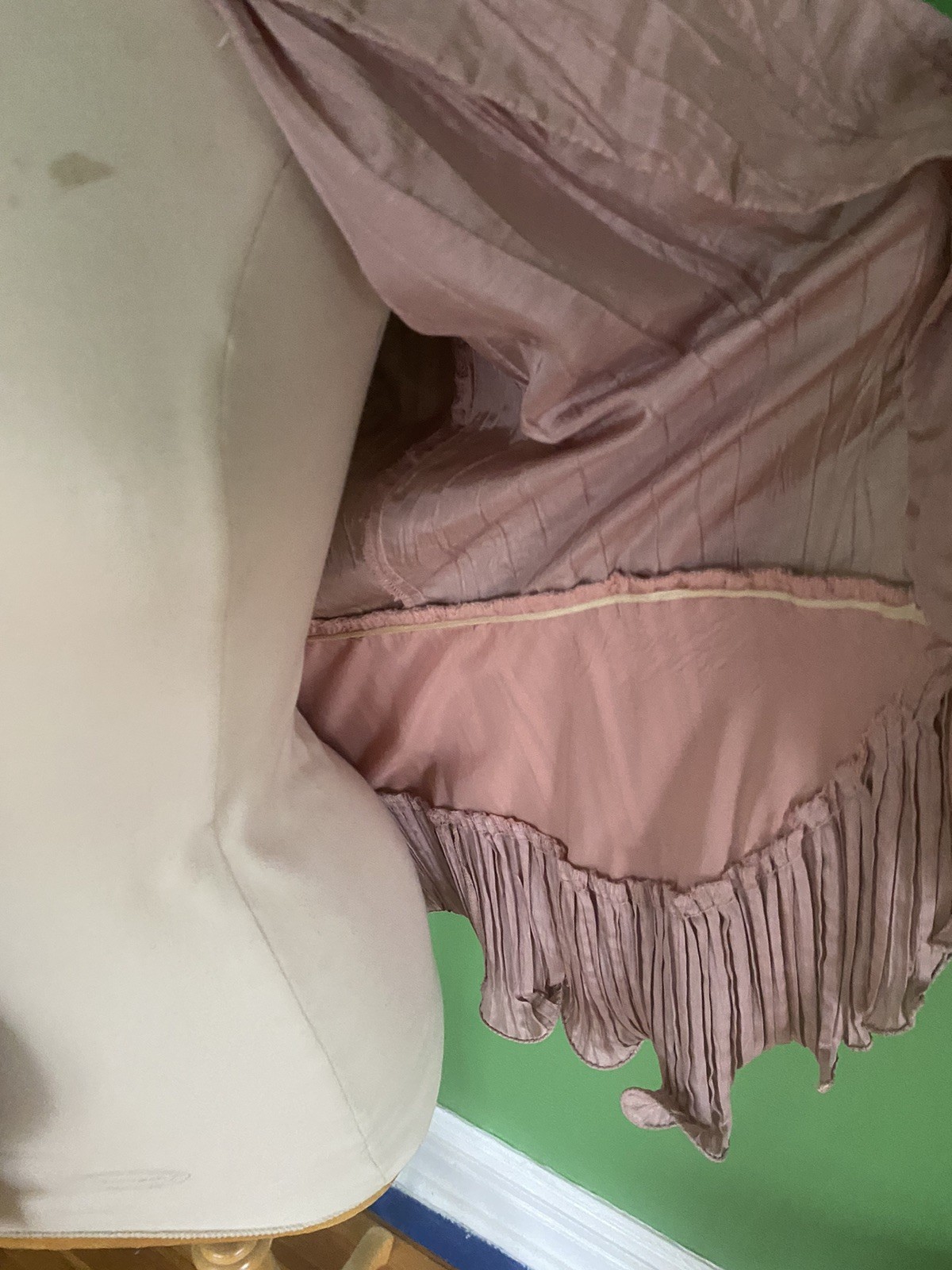 Vintage 80s BB Collections barbara barbara Mauve pink Ruffle Peplum Blouse
