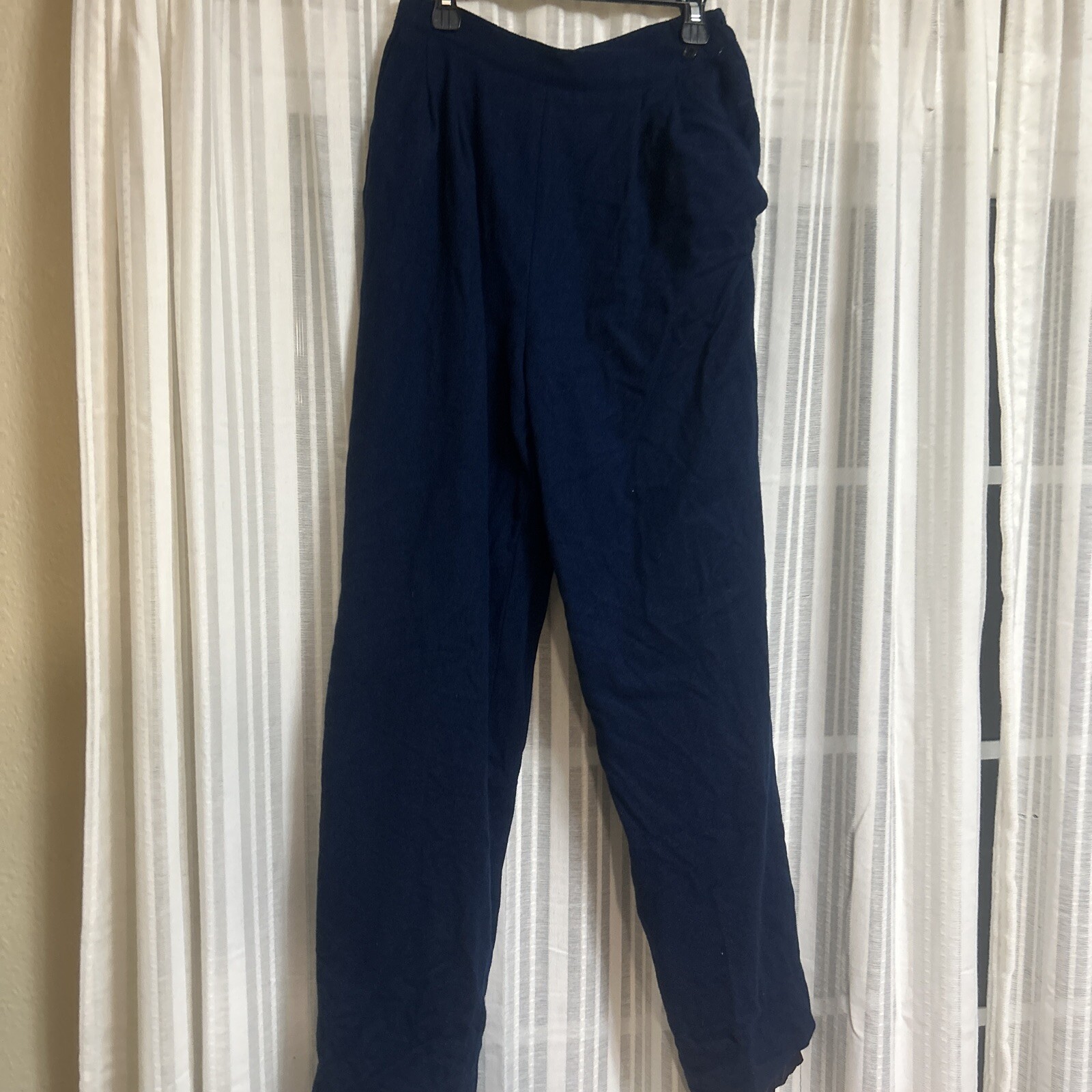 BARCLAY SQUARE VINTAGE WOMANS PANTS LINED SIZE 8. 100% WOOL MADE USA T6