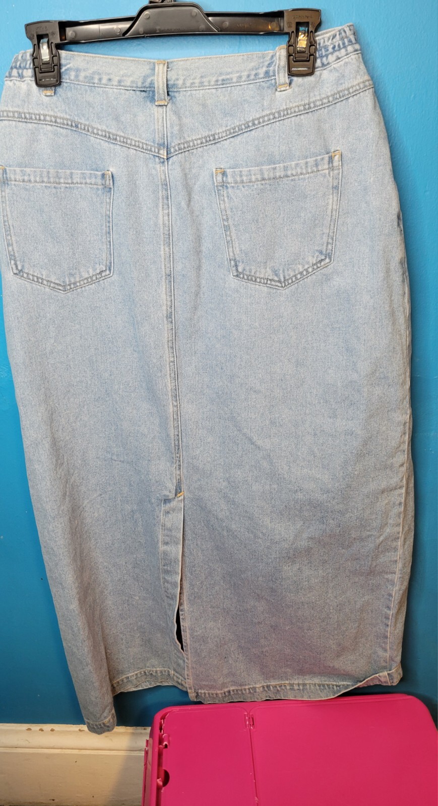 Vintage 80s 90s Cervelle Denim Western Skirt Size Large