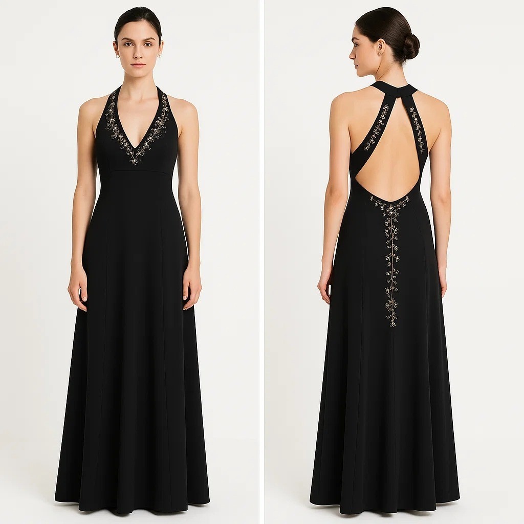 Vintage Dave Johnny Laura Ryner Gala Witchy Whimsigoth Grunge Goth Formal Dress