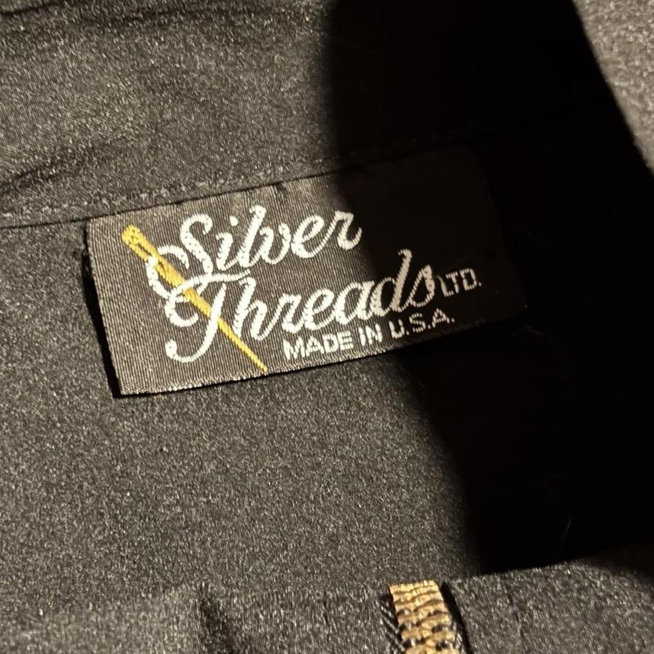 Vintage Silver Threads Tapestry Jacket 🔥🖤✨