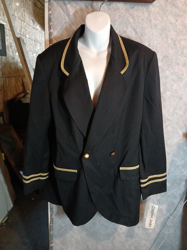 Vintage Christina James Women’s Blazer Service Uniform Jacket Size 16