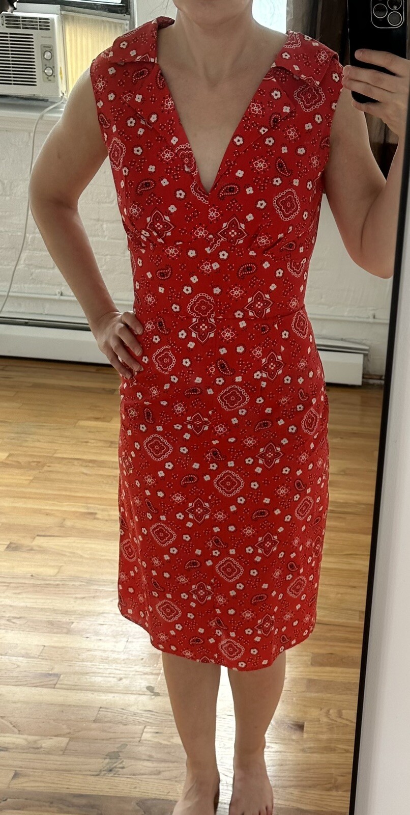 Bernie Dexter red sundress 1950s vintage style Bandana Dress Red Size M