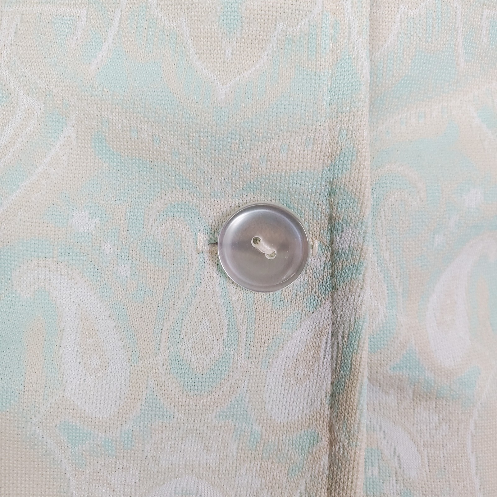 Vtg 60s Fritzi Pantsuit Size M Yellow Paisley Button Up Jacket Straight Leg