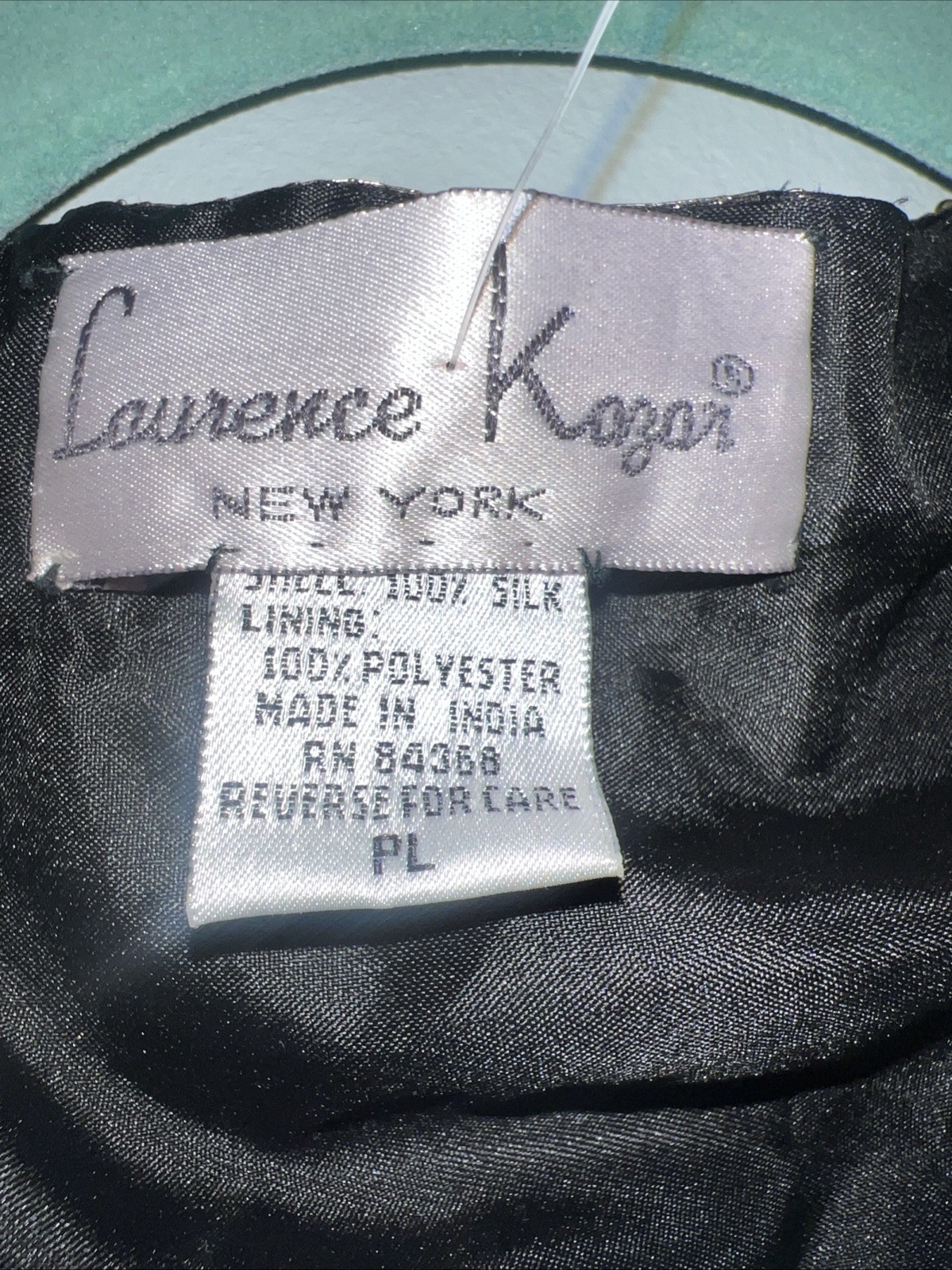 NWT 80s Laurence Kazar NY Vtg Glamour Gold Black Embroidered Jacket Silk Sz PL