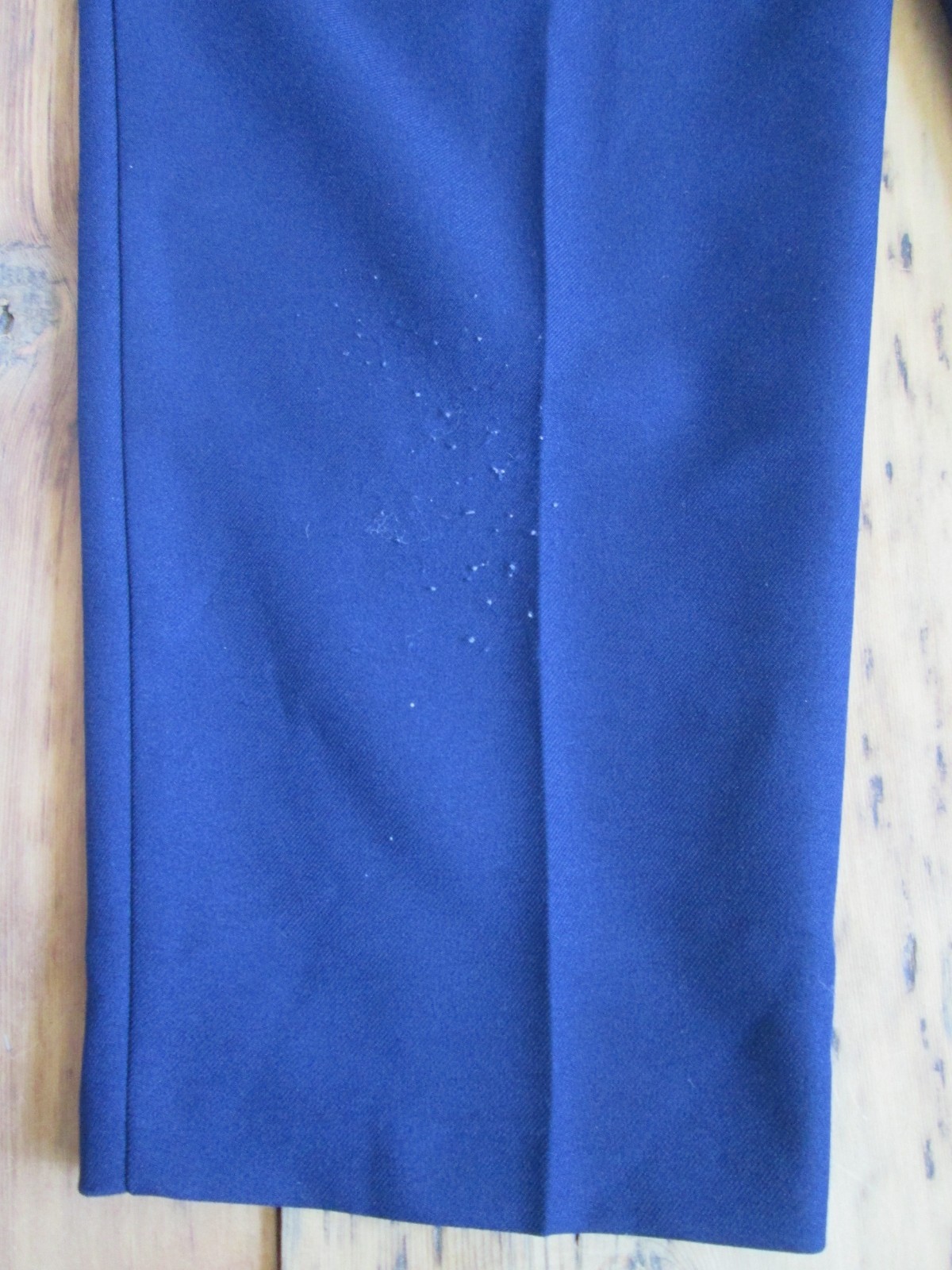 Vintage Women’s Levi’s Bend Over Slacks Pants 24WP 38×29 1970s Blue Polyester