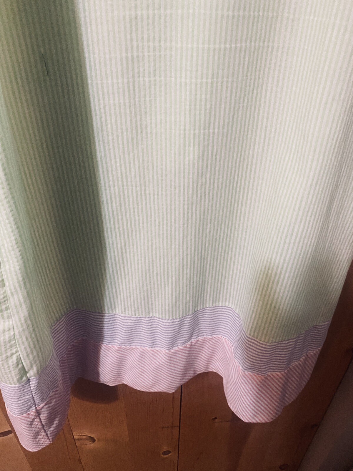 Go Softly April Robes Multi-Colored Pastel Patio Nightgown Country MEDIUM EUC