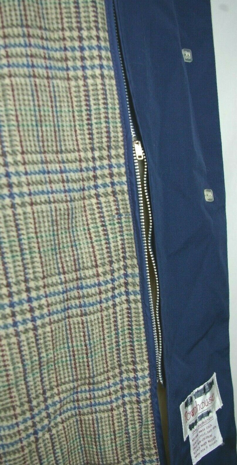 Townhouse Khaki Trench Coat Removable Wool Blend Liner and Scarf Women’s Size 6
