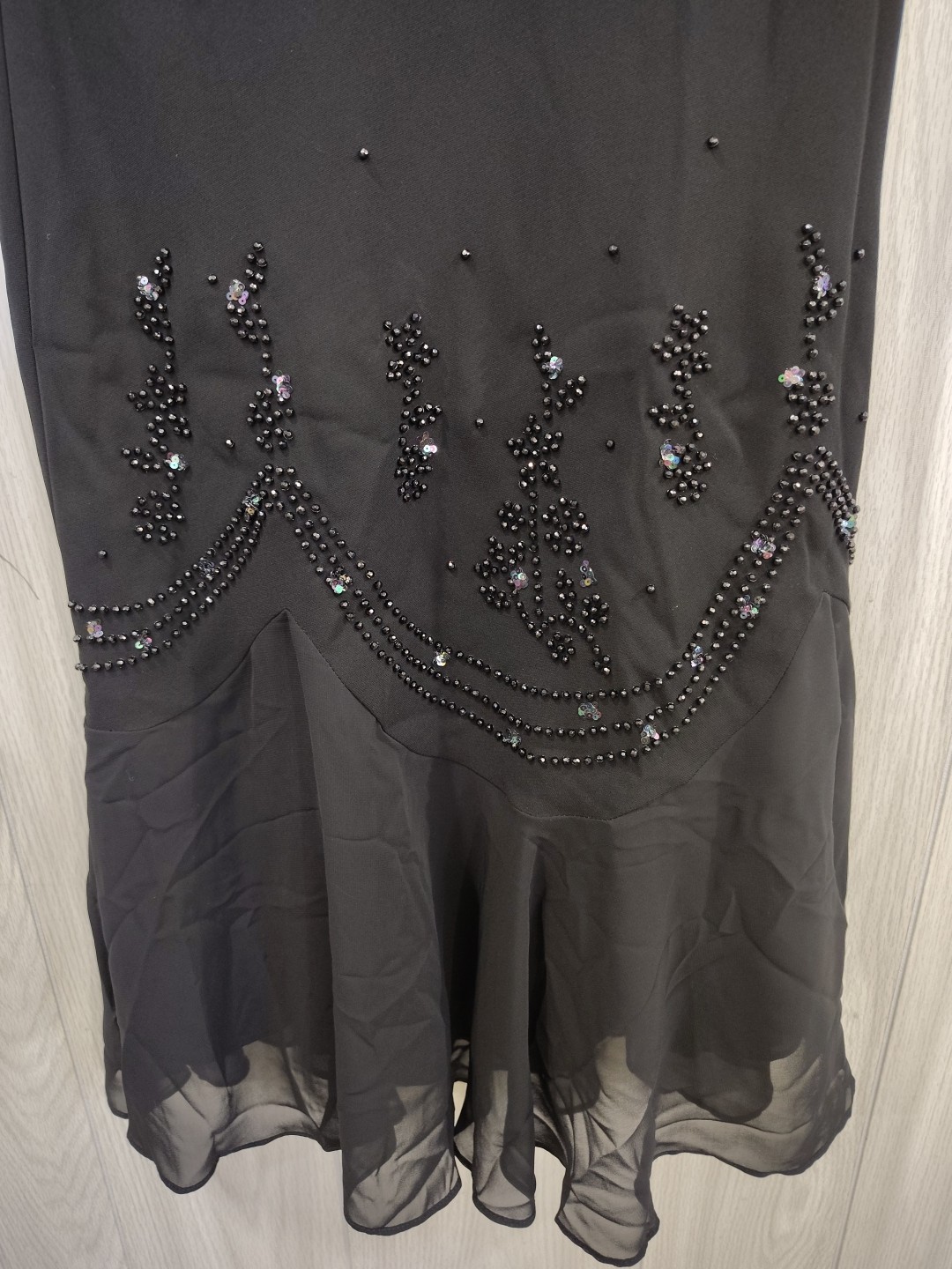 Vintage SL Fashions Vintage Size 12 New Old Stock In Belished Sequined Beaded…