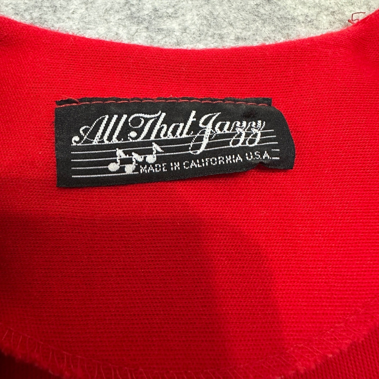 VTG All That Jazz Red Tiered Ruffle Blazer Dress Small Coquette Glam Maximalist