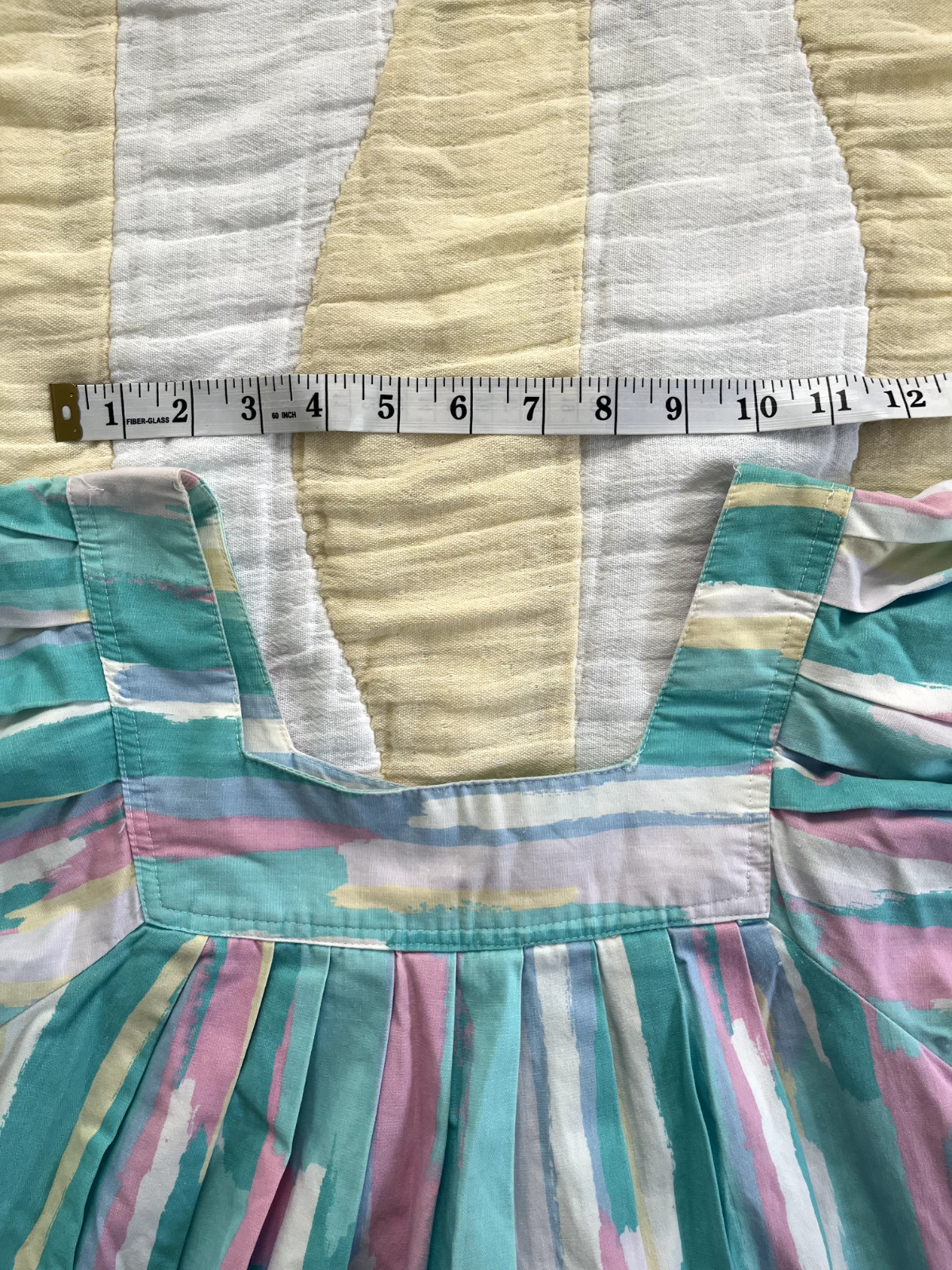 VTG 60s-70s Ruth Norman for Saks Fifth Avenue Multicolored Mini Flowy Dress