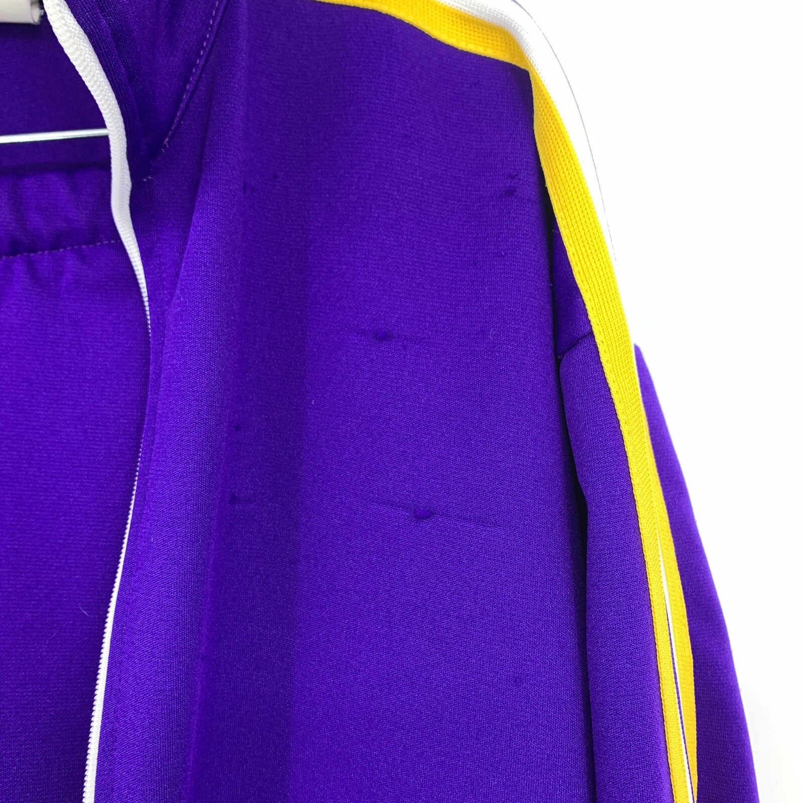 Vintage Varsity Spirit Fashions Cheer Track Suit Jacket Pants Purple Gold Y2K