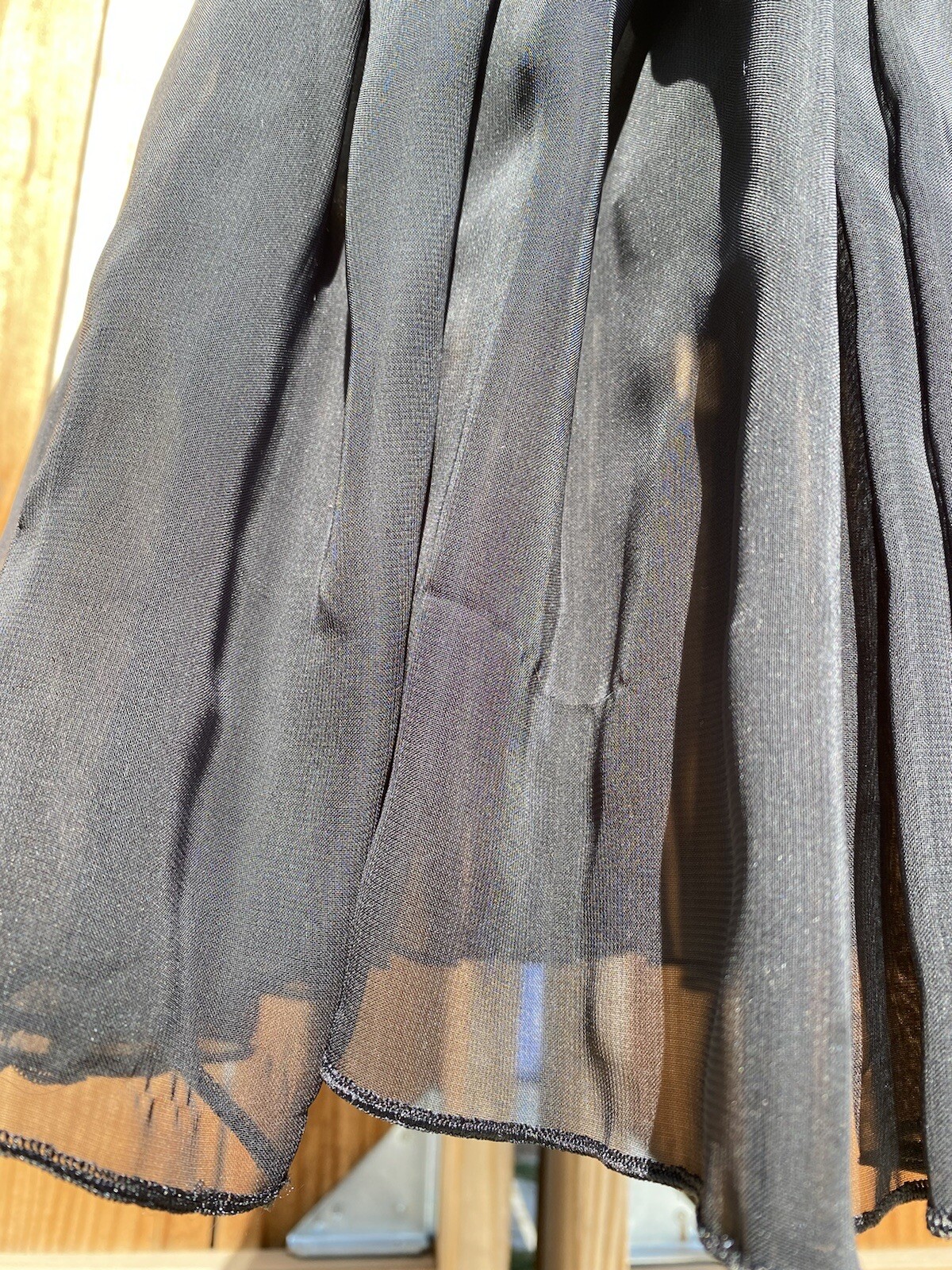 vintage isabel martin paris black velvet puckered backless 80s dress