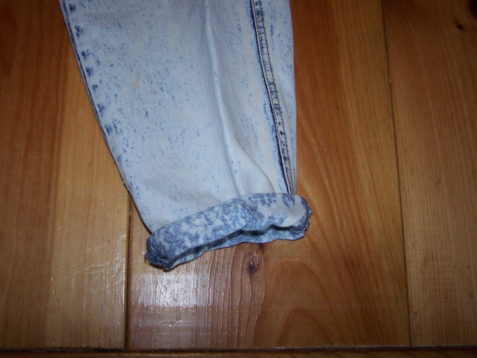 Vintage GET USED by ELIE High Waist Checked Plaid Patches Hip Hop Mom Jean 28