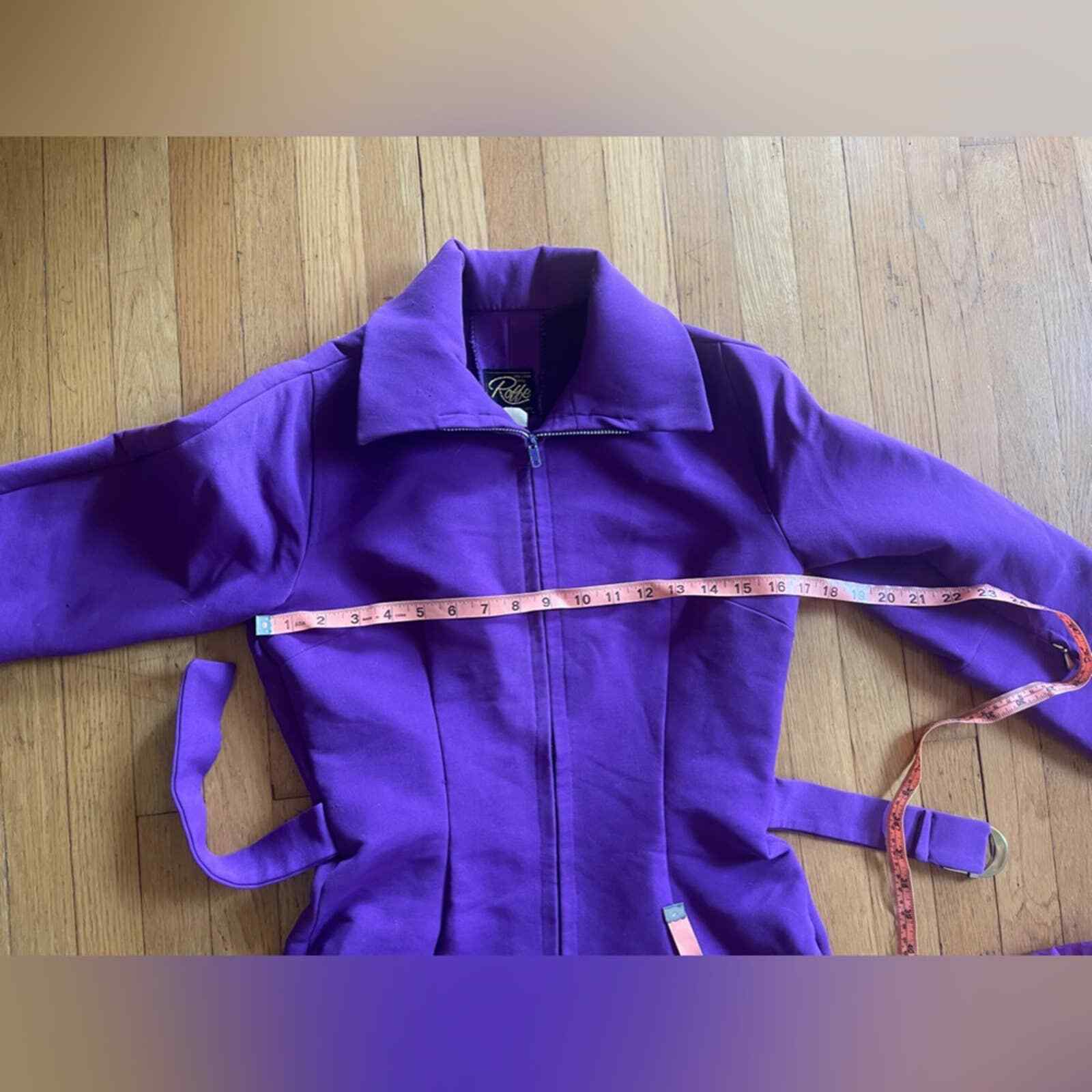 70s Vintage Roffe Purple Snow Suit with Matching Vest