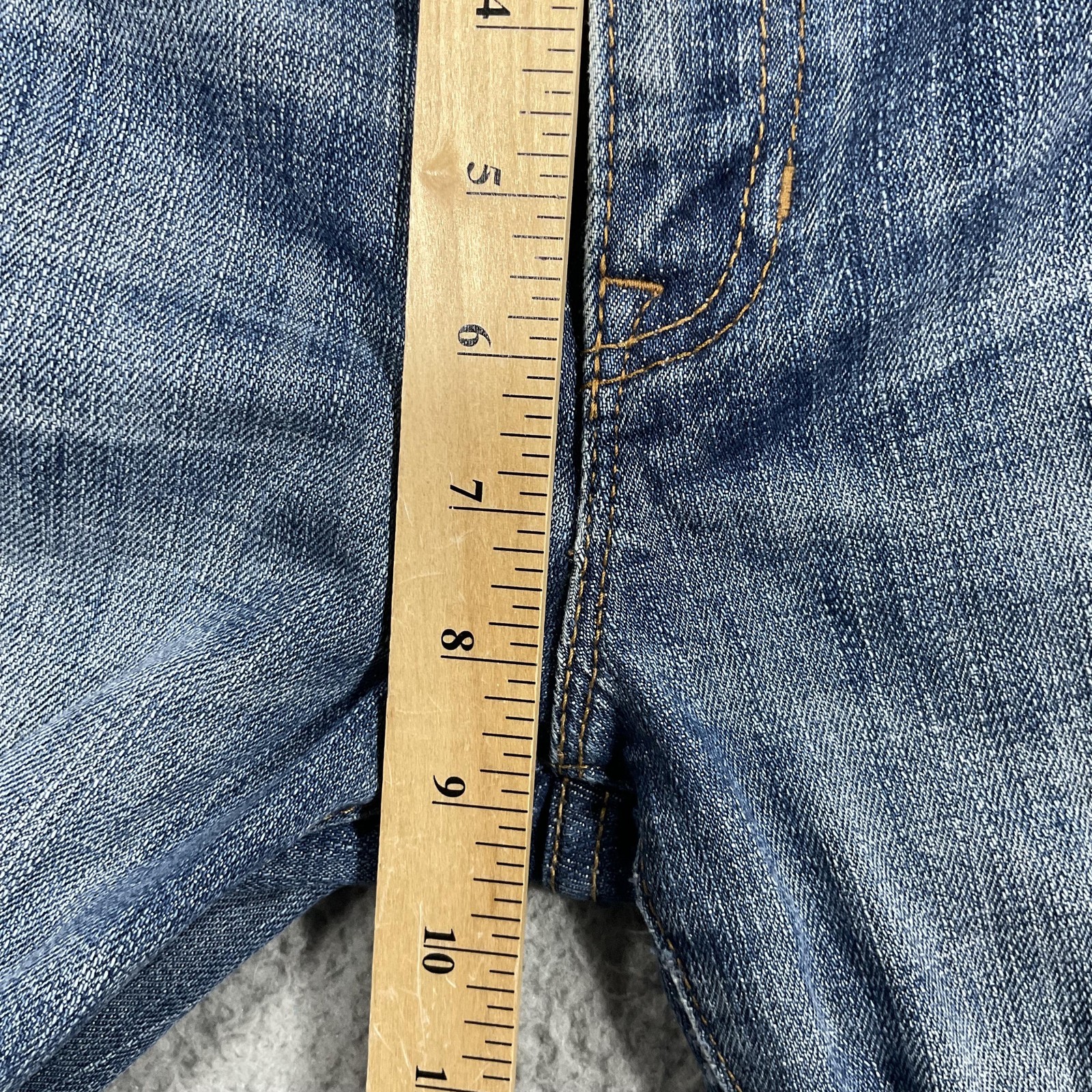 Gap Jeans Womens 10A Blue Long And Lean Flare Stretch 30 Waist 32 Inseam Vintage