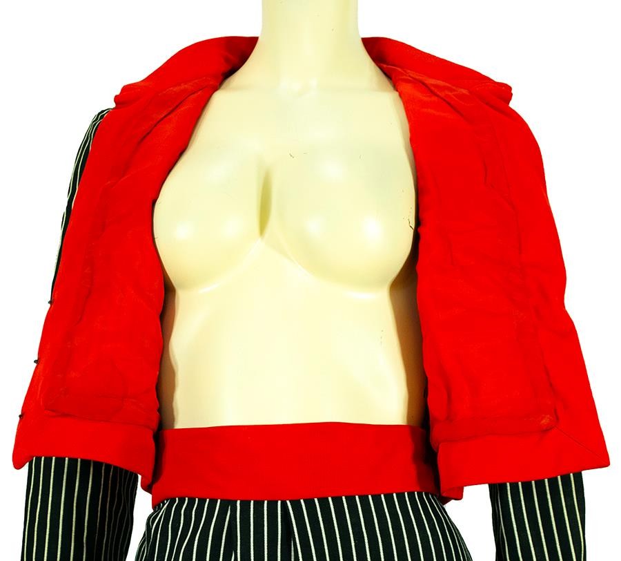 Rare Don Luis De Espana Vintage 70’s Striped Maxi Skirt Suit & Jacket Size 14