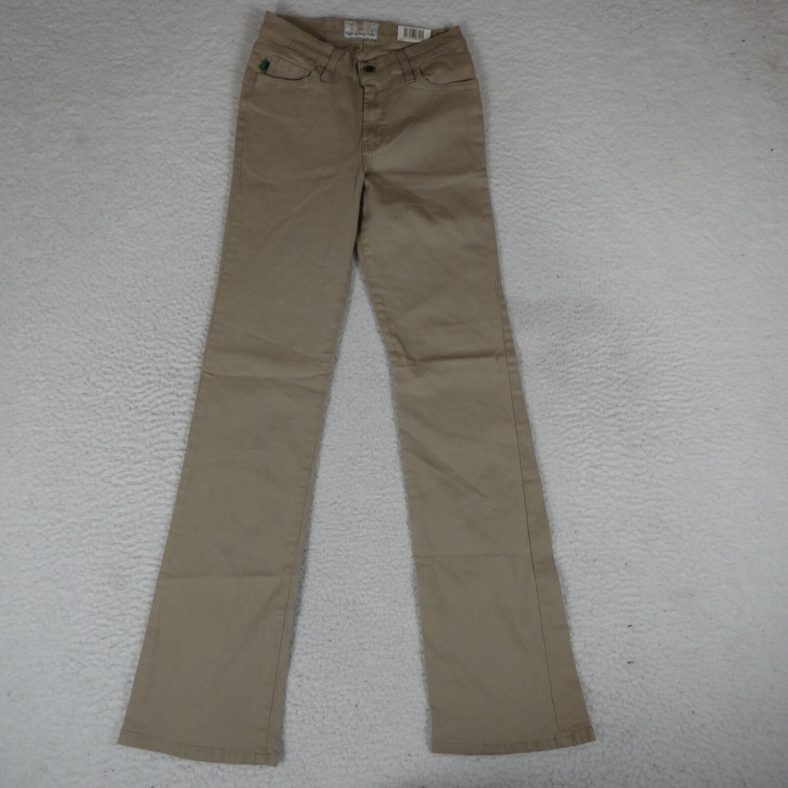 Vintage Todd Oldham Pants Women Size 27 Tan Ginger Stretch Twill