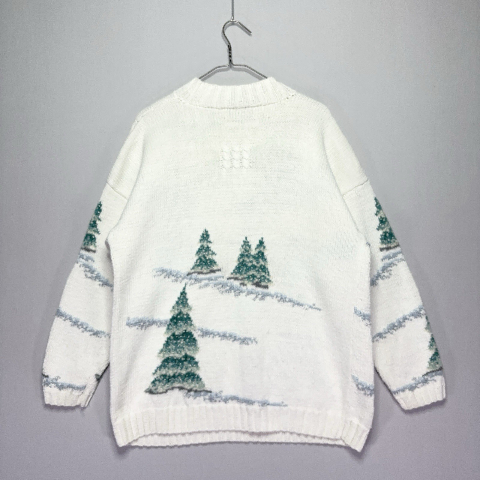 VTG Marisa Christina II Chunky Knit Sweater – 1995 XMAS Collection Ice Skating