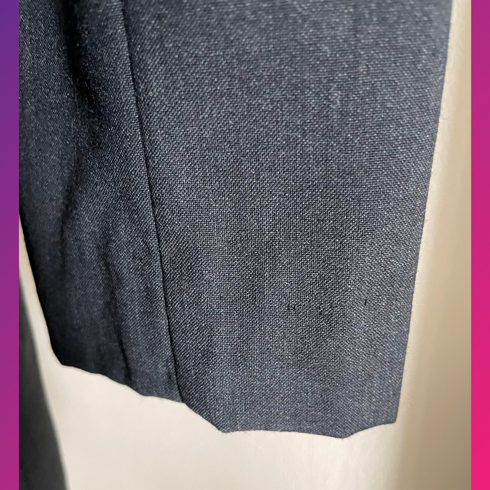 Vintage Circa 2000 Strong Shoulder Long Coat Jacket