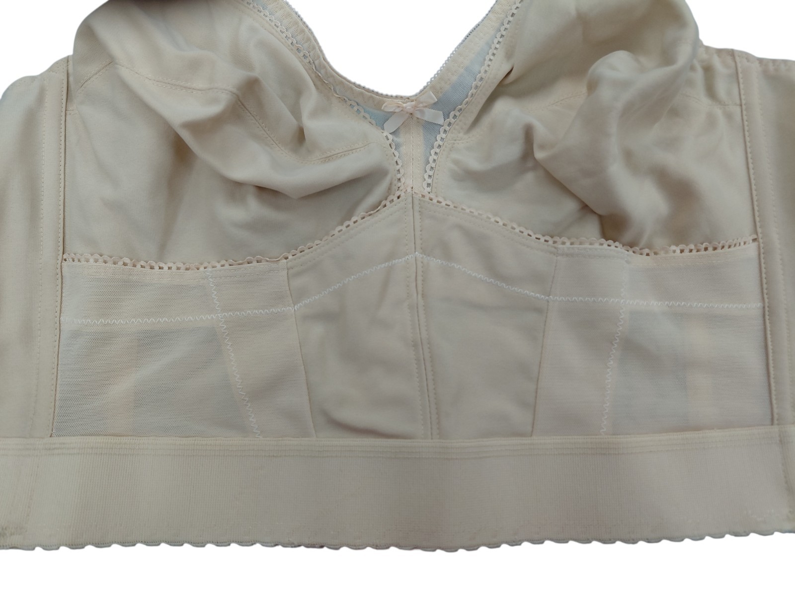 Vintage Beige Crown-ette Corset Top Size 46C