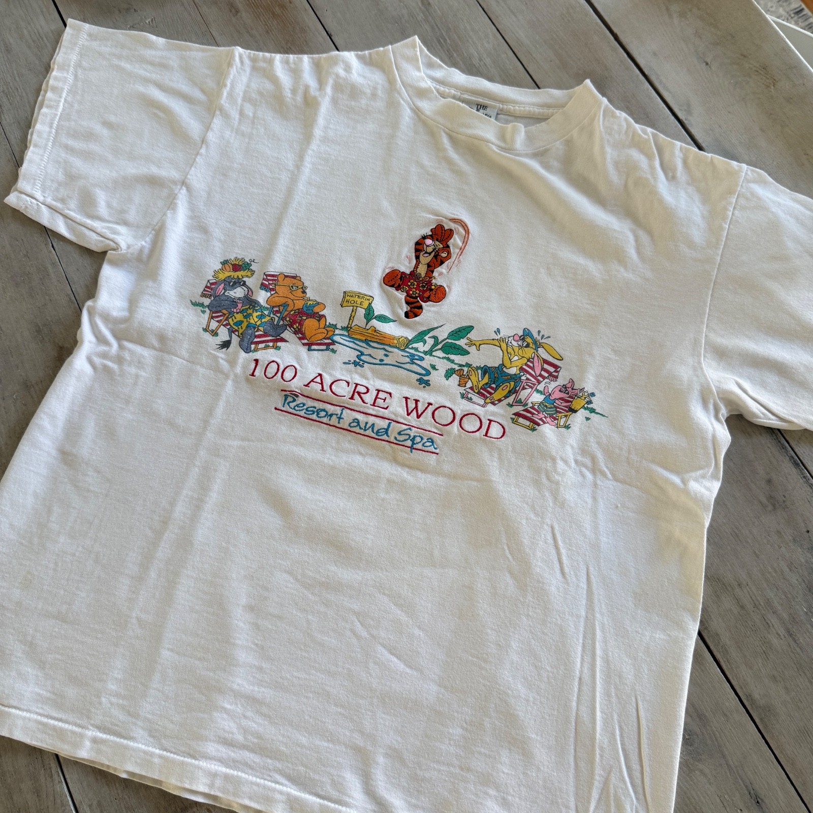 Vintage Winnie The Pooh T Shirts Embroidery Disney Store Graphic S M XL Set of 4