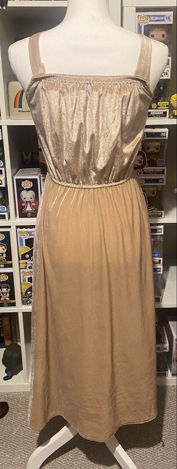 Vintage 70’s 2 Piece Velvet Outfit. No Tags Fits Like Small Petite Top & Dress