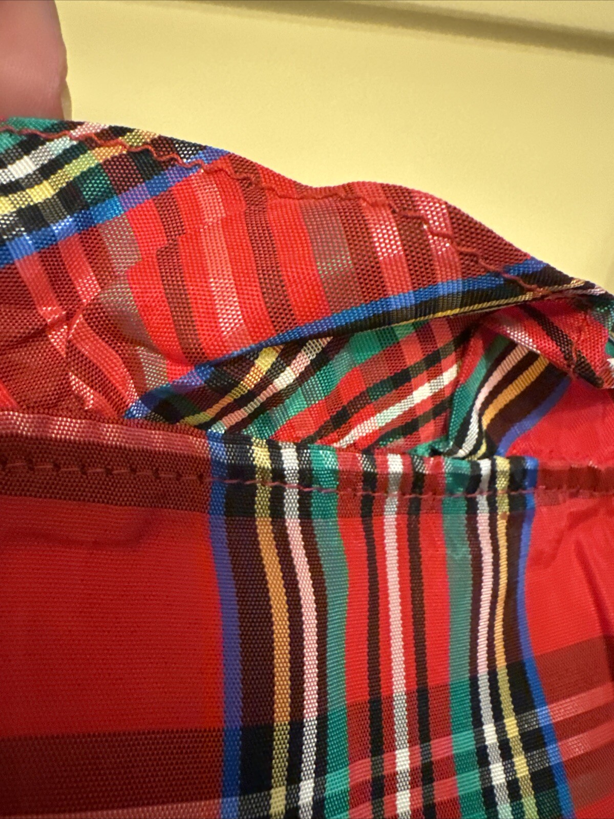 Vintage Entourage Red Plaid Dress Size 7/8