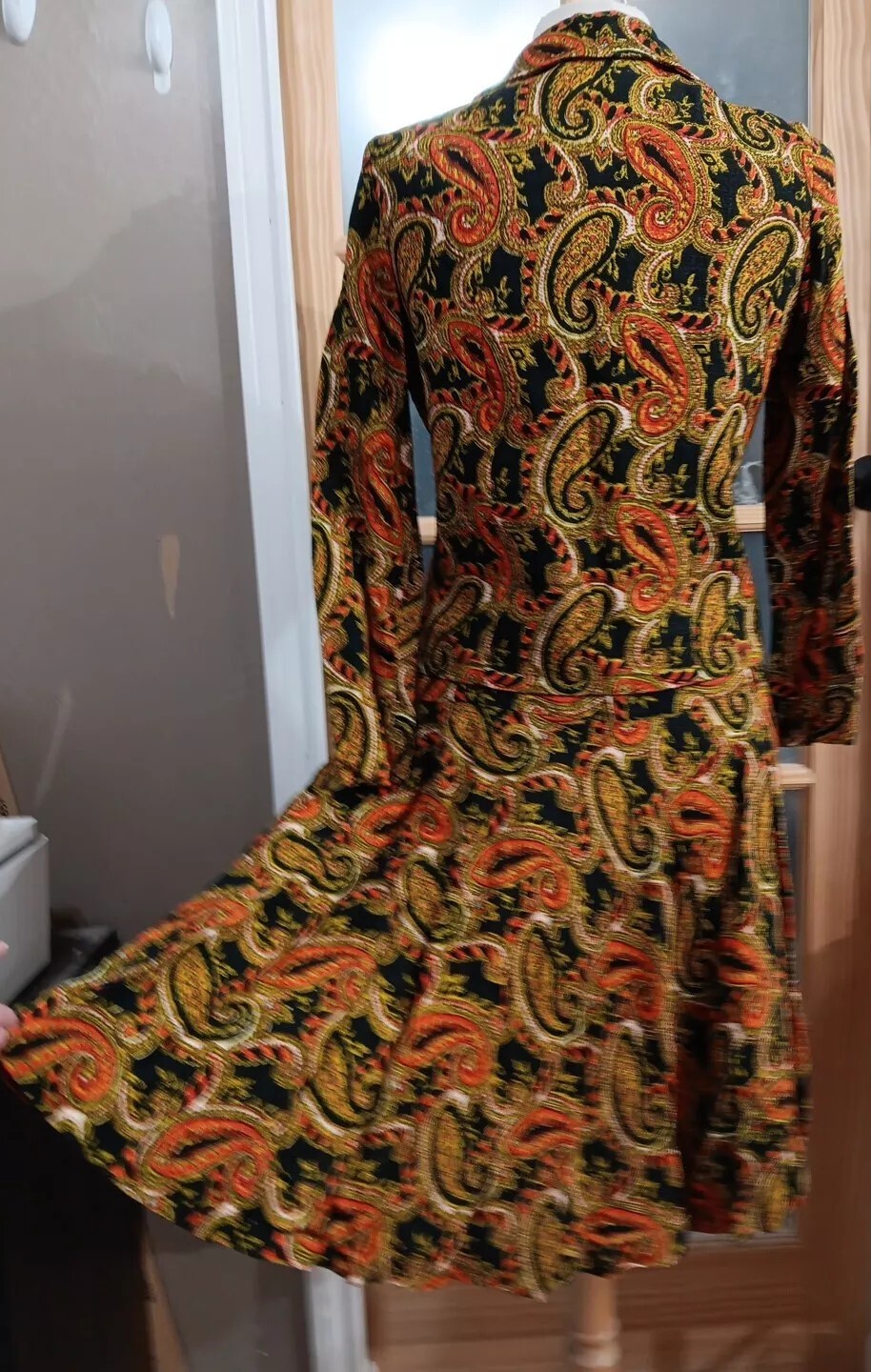Vintage Paisley Skirt / Jacket Set Retro MCM Matching 60s 70s Vibrant Truly Rare
