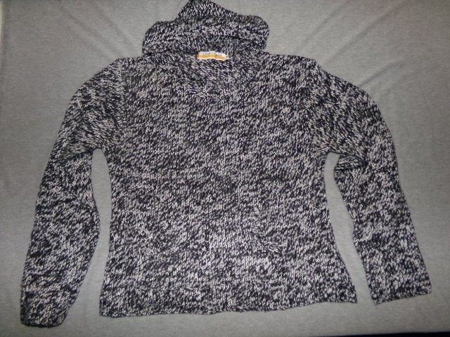 Vintage Sweater Hippie Boho W Hood & Pockets Ladies Stationwagon Brand XL Runs S