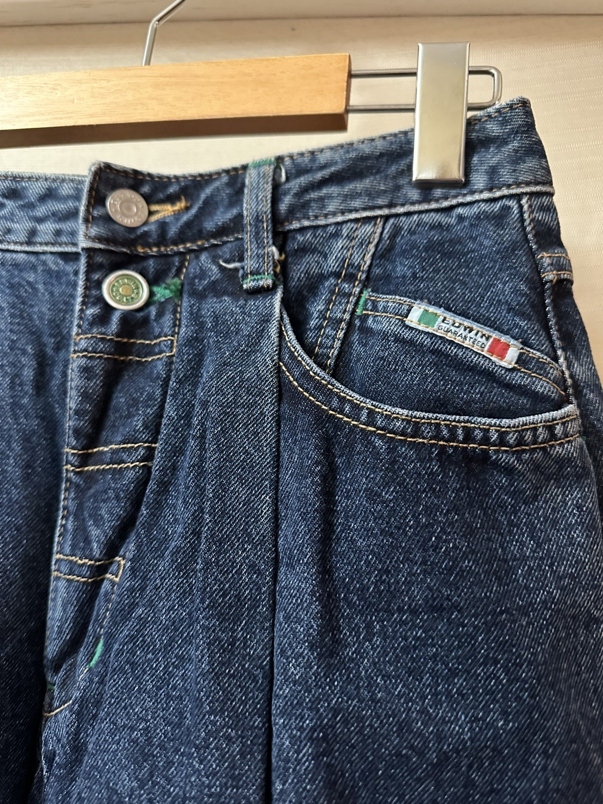 Vintage Edwin Italian Baggy Deadstock Jeans NWT Tapered Mom Women’s Size 28