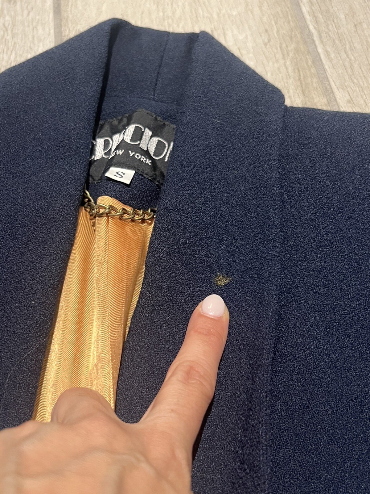 Vintage criscione Navy Blazer Size small