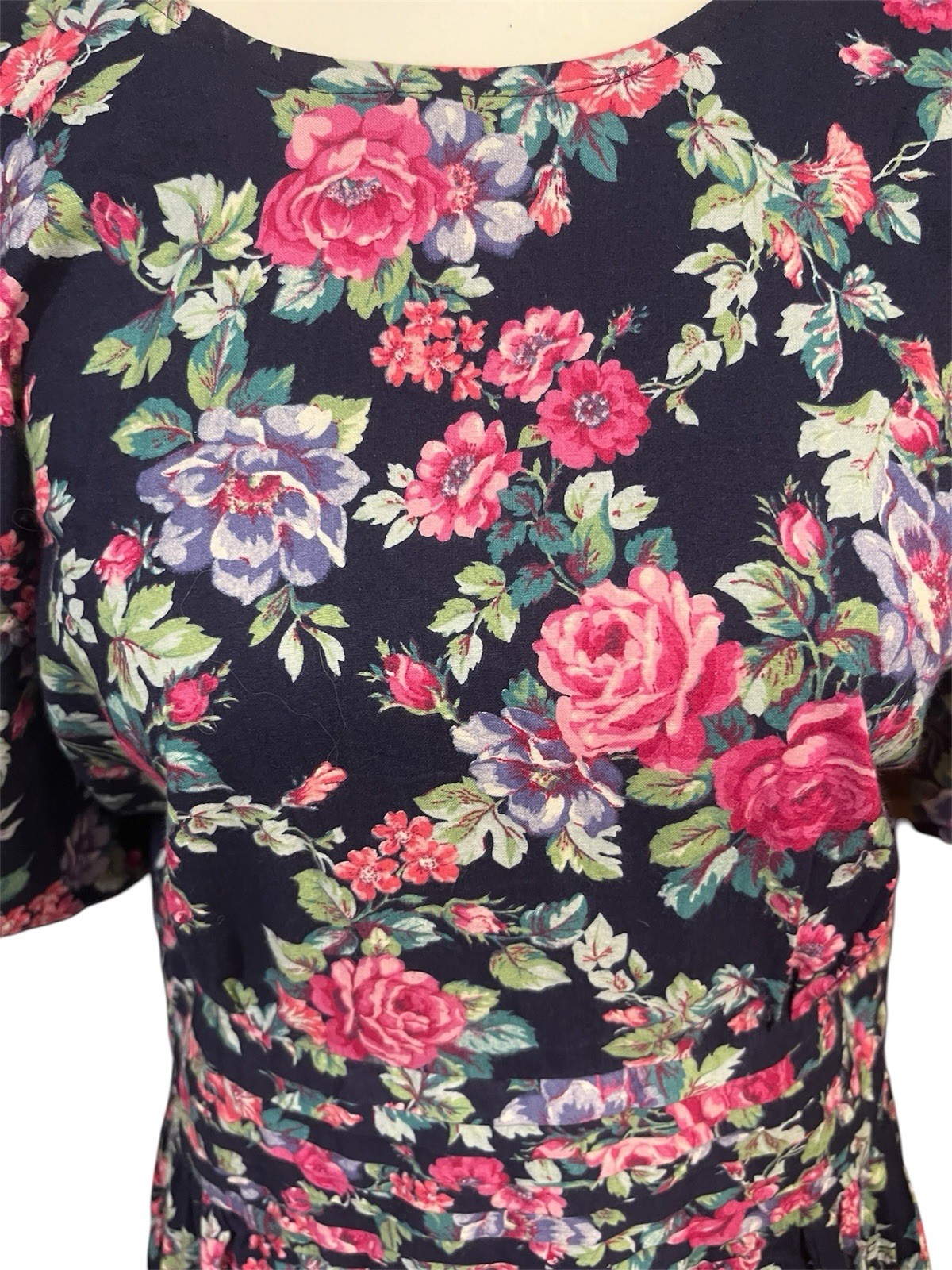 Late 80’s Early 90s Positive Attitude Floral Dress