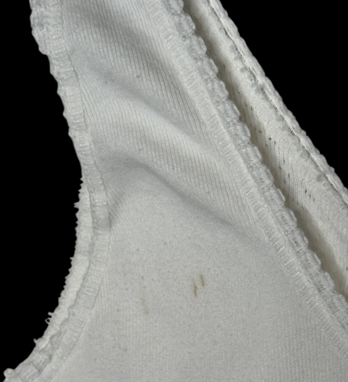 Vtg Cotton Pettipants Bloomers Slip Pants & Camisole Set White Under Garments