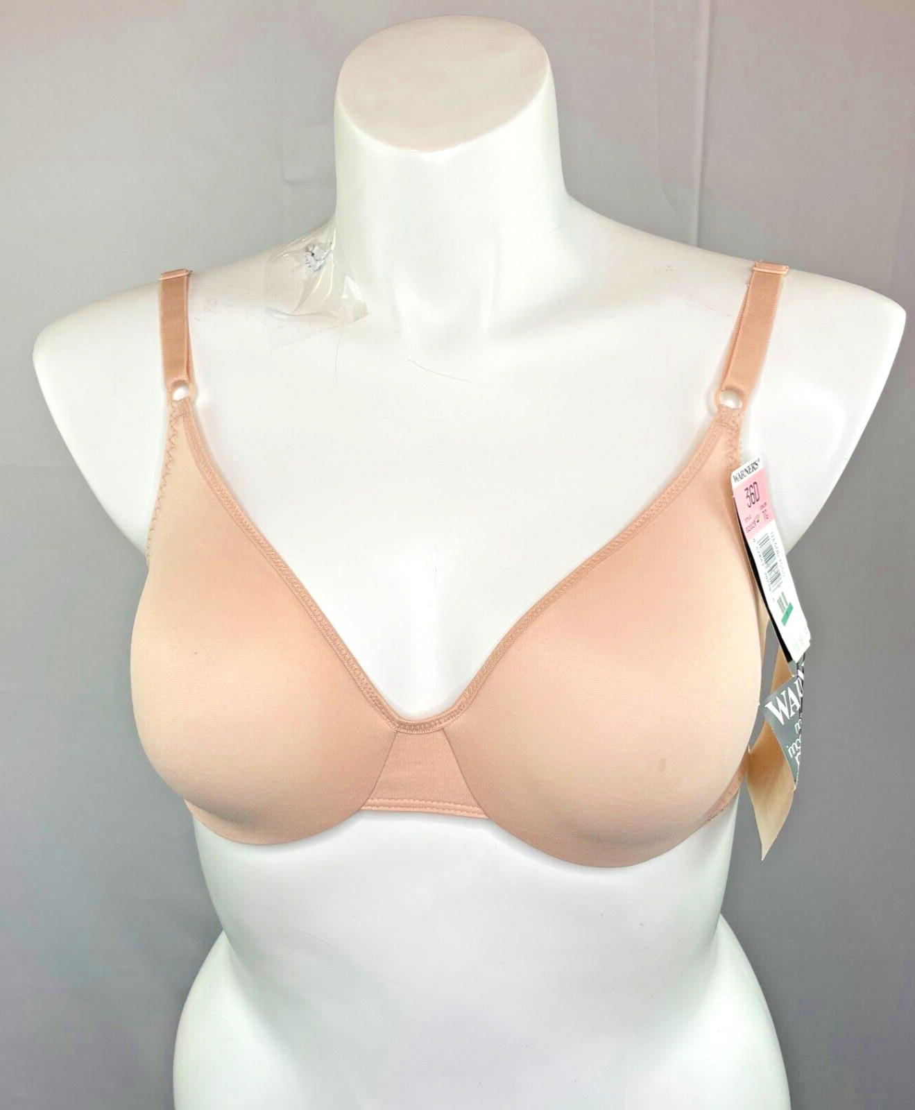 Warner’s 2028 Not So Innocent Nudes Soft Cup Seamless Full Coverage UW Bra 36D