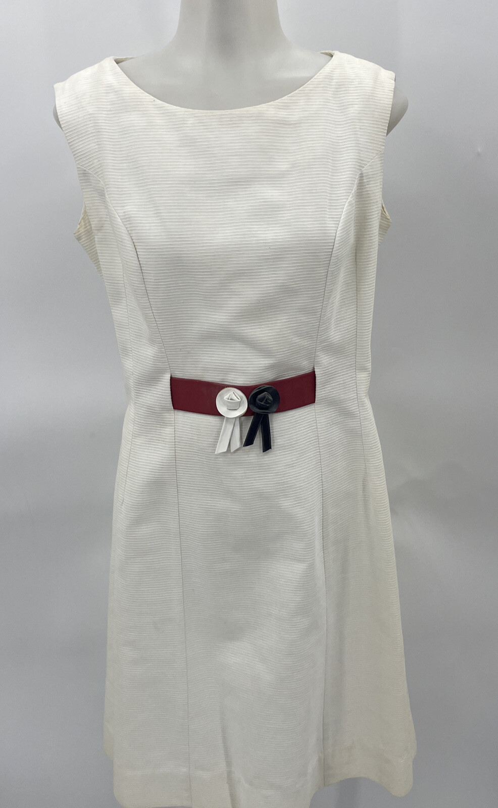 Vintage Kay Windsor Shift Dress Belted 1960S go go MOD ￼