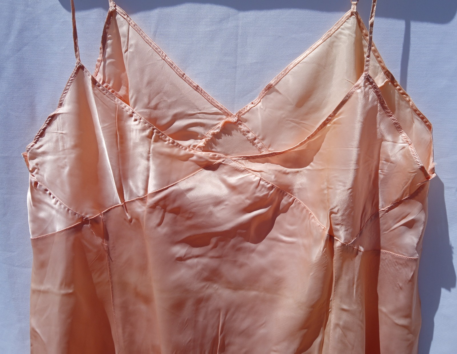 Celanese Rayon Satin 50 Dress Slip (FLAW)