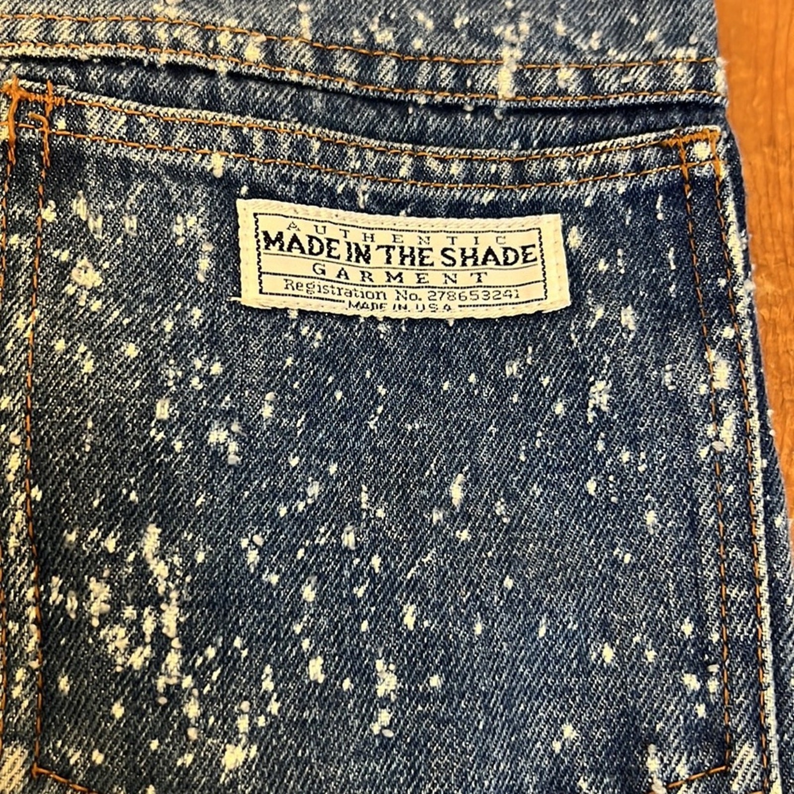 Womens Vintage 1980’s Jeans Made in the shade speckled high rise baggy