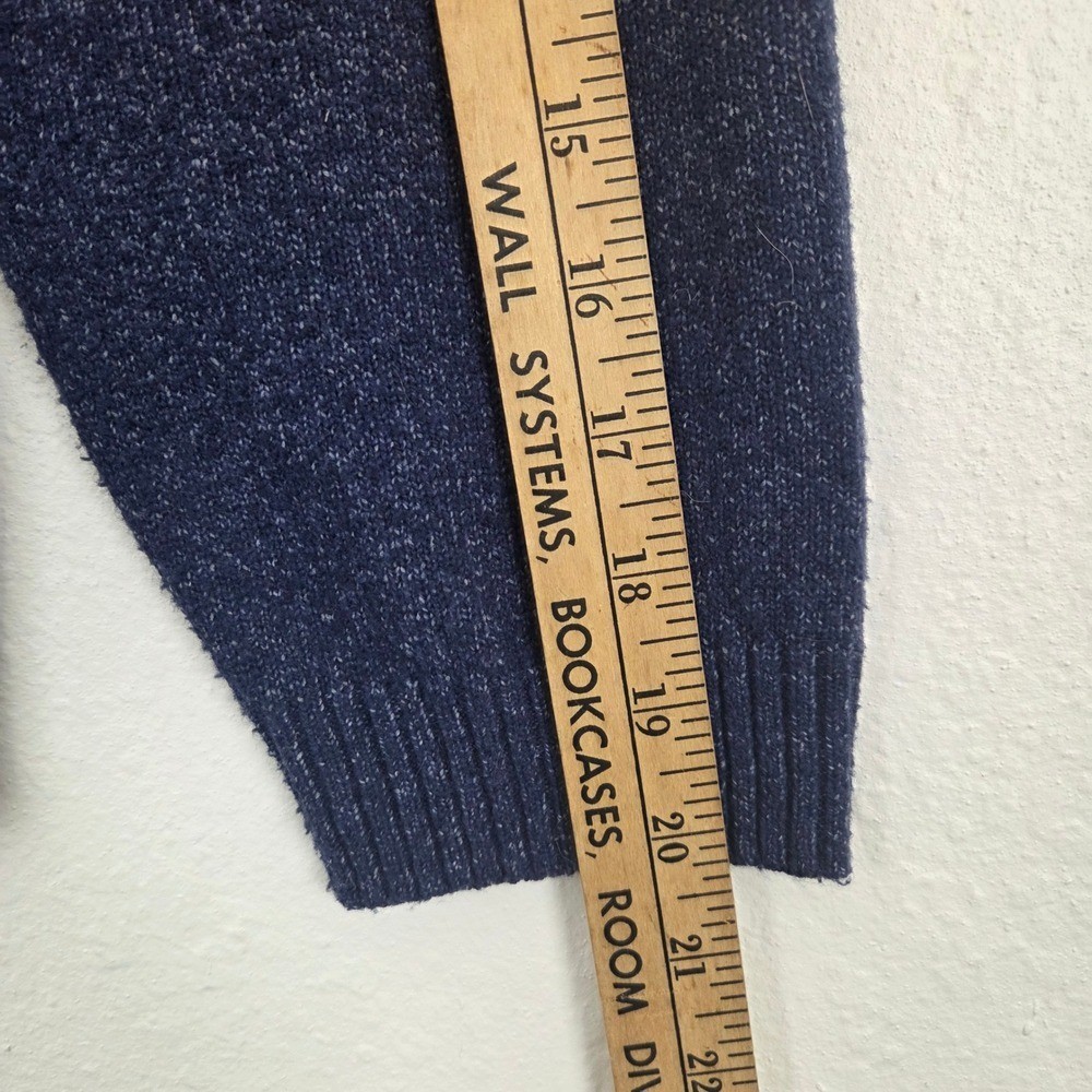 Weatherproof Vintage Sweater Womens Large Blue Fair Isle Crew Neck Pullover L
