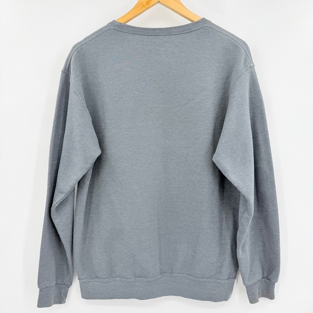 Gray Graphic Sweatshirt – I Dream Of Flea Markets – Sz M