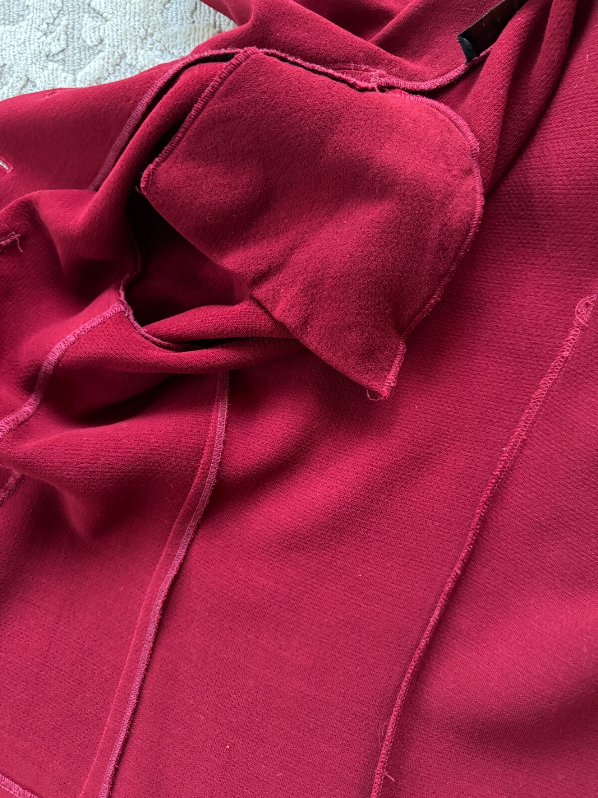 Donna Karan New York Vintage Dark Red Fitted Blazer