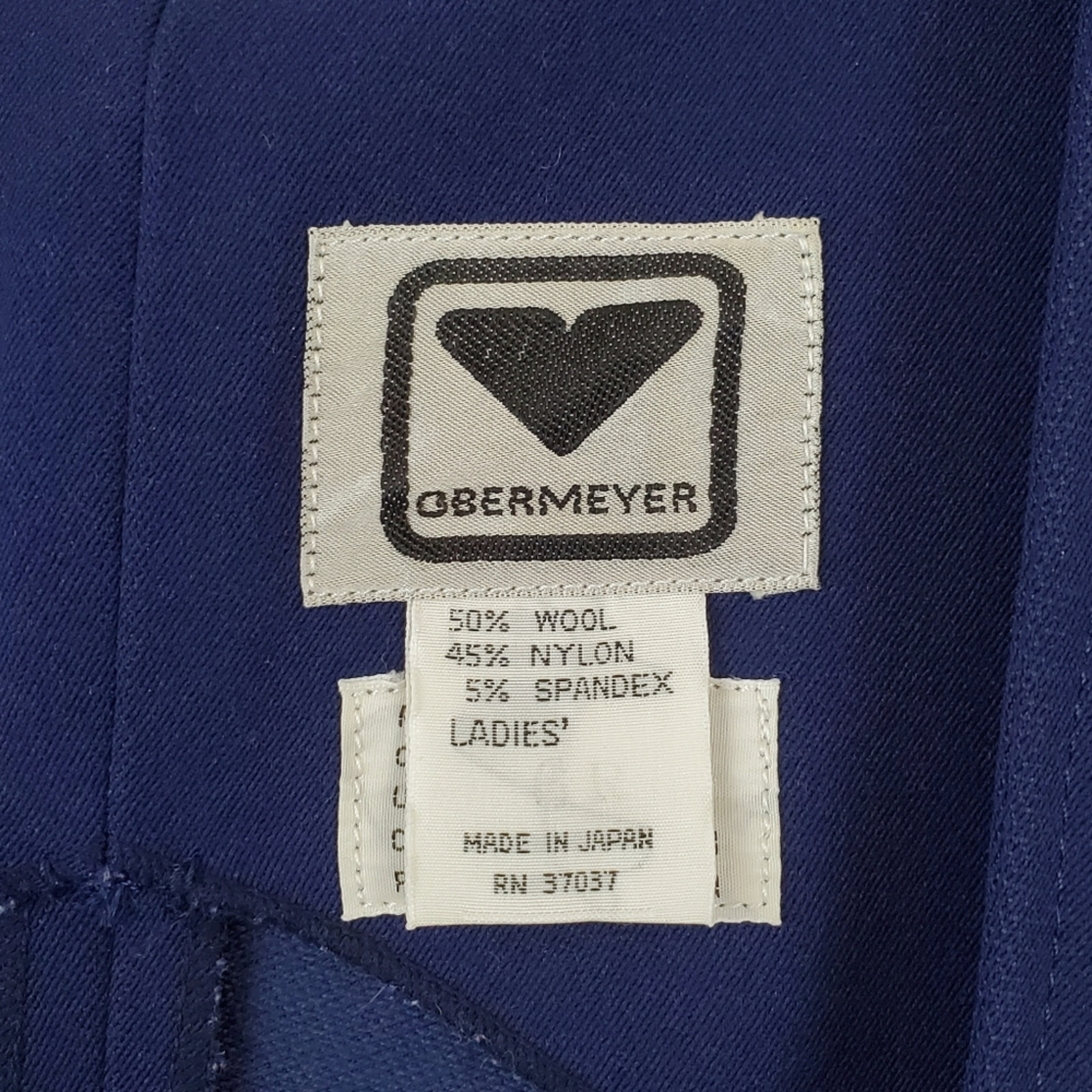 Vintage Obermeyer Ski Pant Bibs Stretch Size 6R 70s