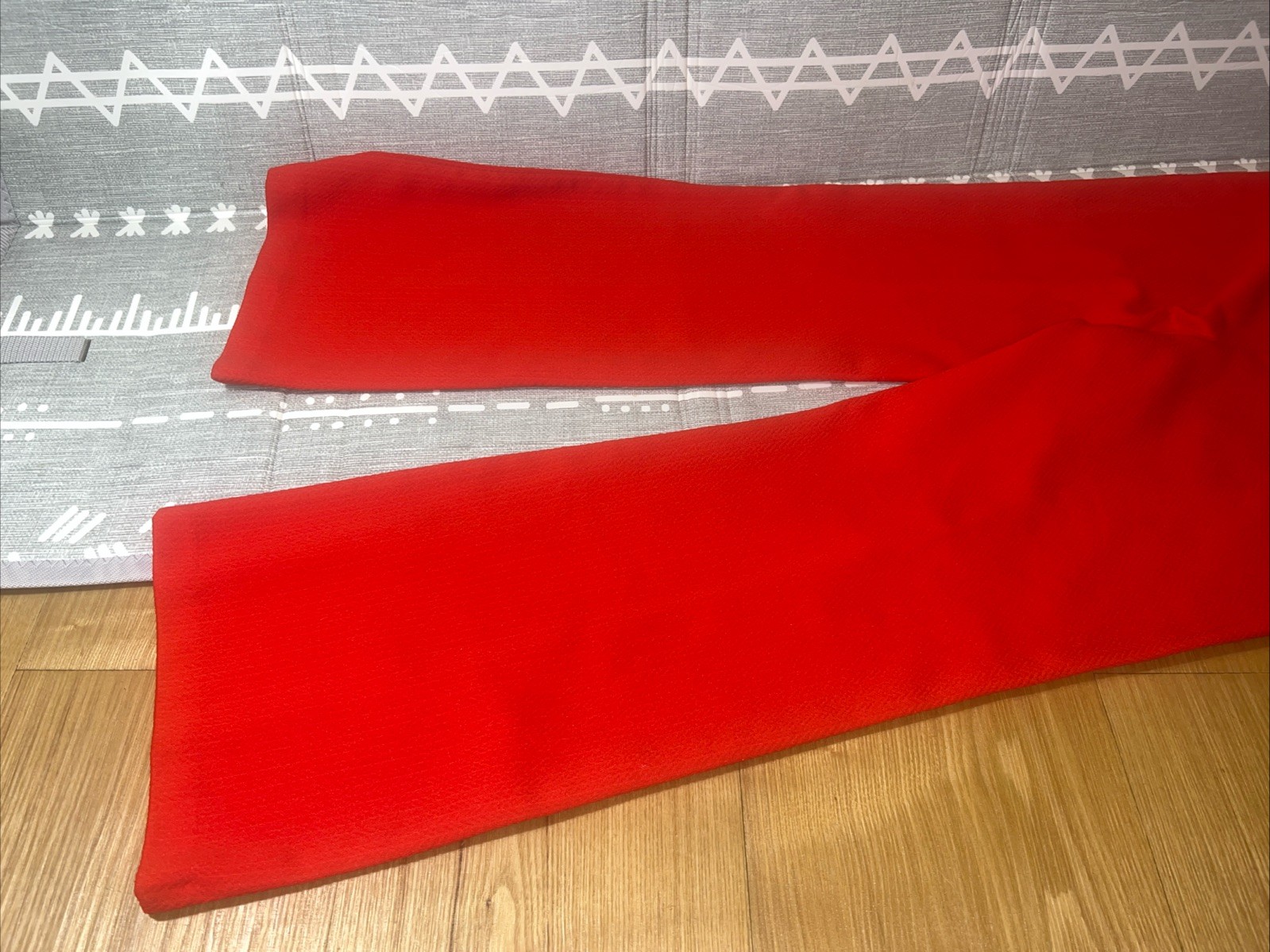 INTERNATIONAL LADIES GARMENT UNION WORKERS Vintage Red Elastic Waist Pants