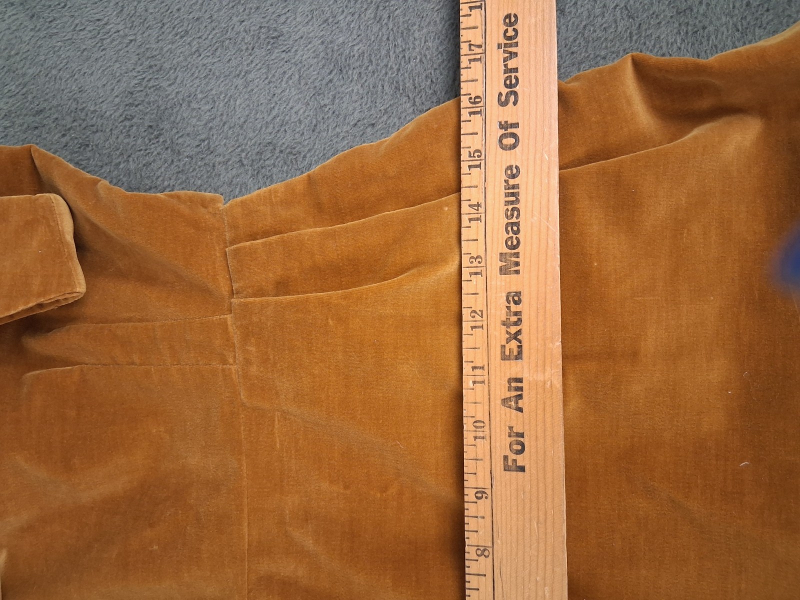 Vintage Handmade 50s Velour Cocktail Dress Belted Honey Color Block Pleats SMALL