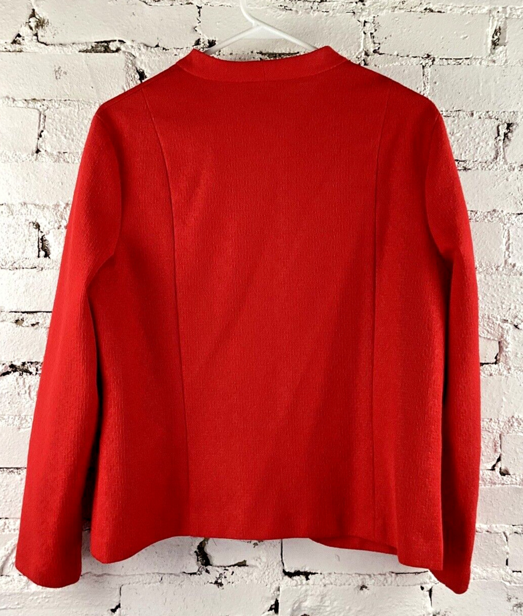 Marty Gutmacher Blazer Jacket Women’s Red Button Front Vintage RN 35114