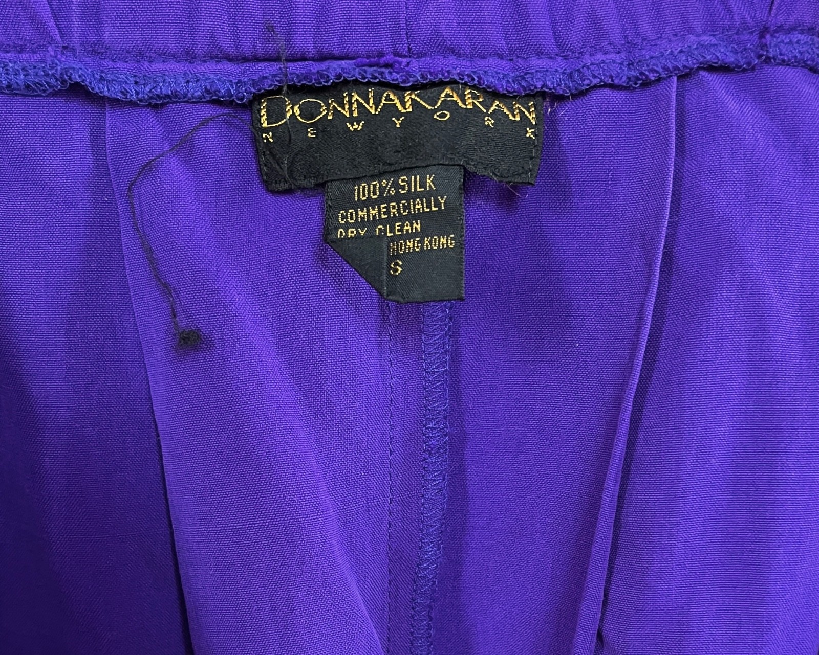 “Buy It Now + Best Offer” Vintage purple, Donna Karen silk dress